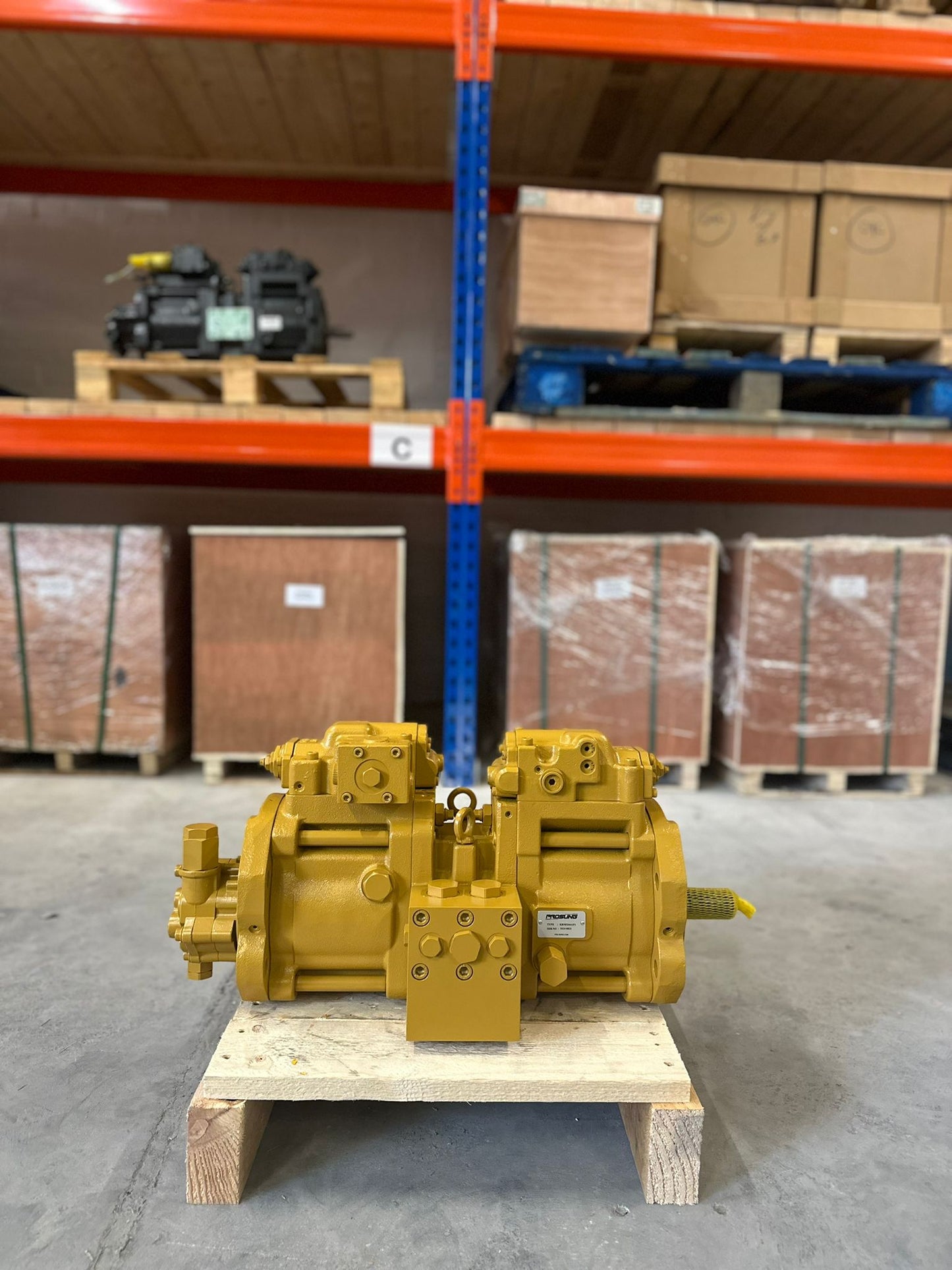 Excavator hydraulic final drive replacement part