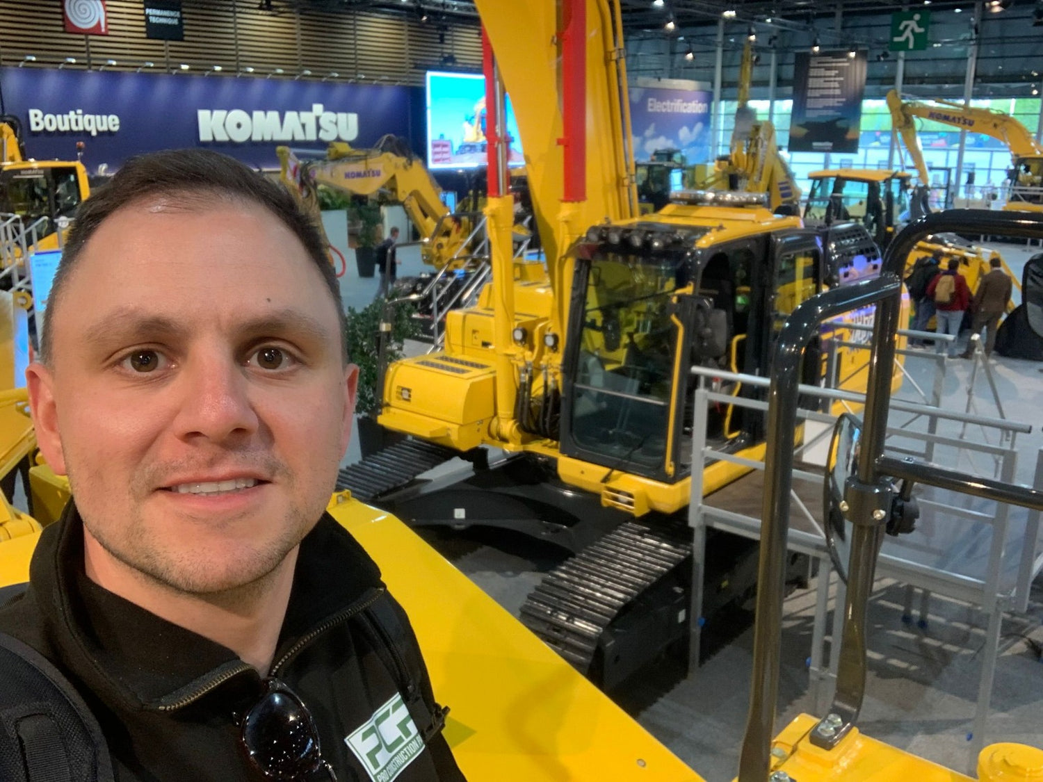Pro Construction Parts team at Komatsu machinery expo