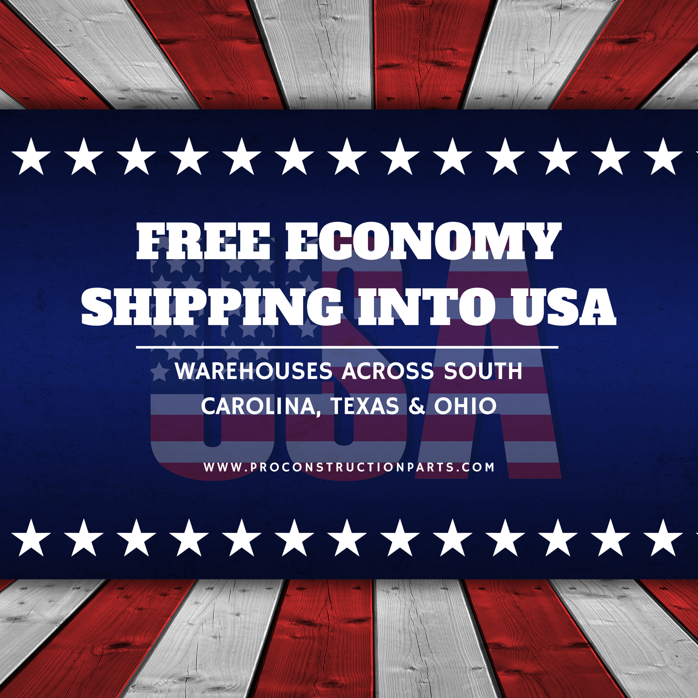 FREE ECONOMY SHIPPING TO USA FOR MAJOR ASSEMBLY PARTS